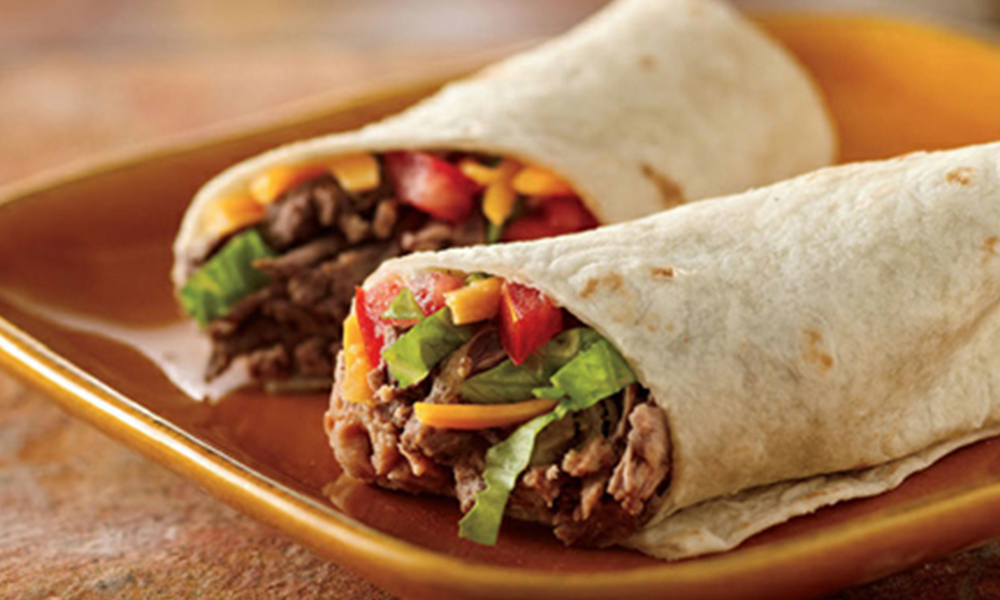 Burrito recién hecho de La Chapalita